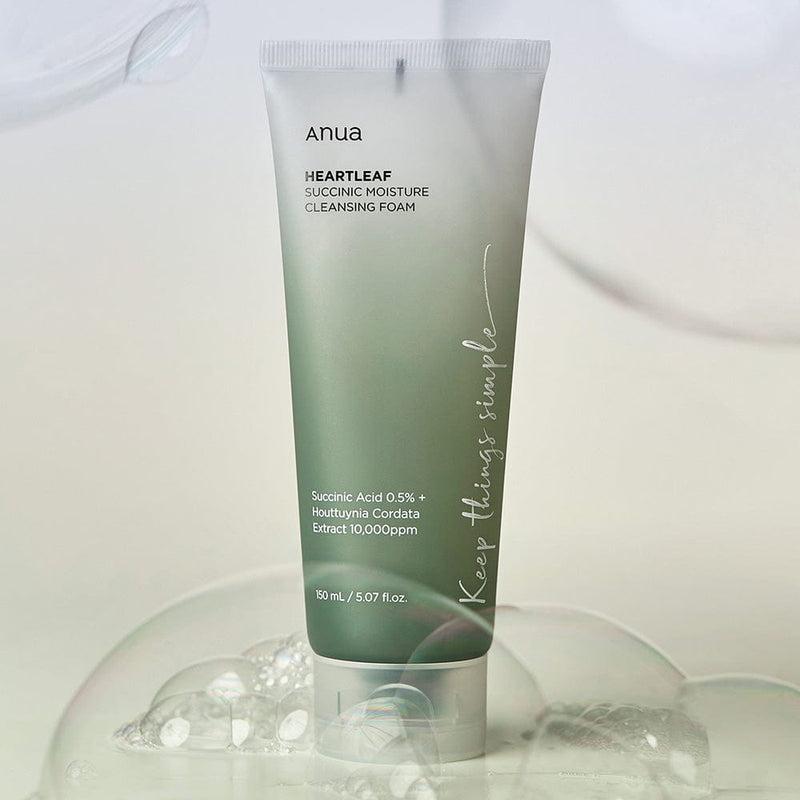 Anua – Heartleaf Succinic Acid Moisture Cleansing Foam