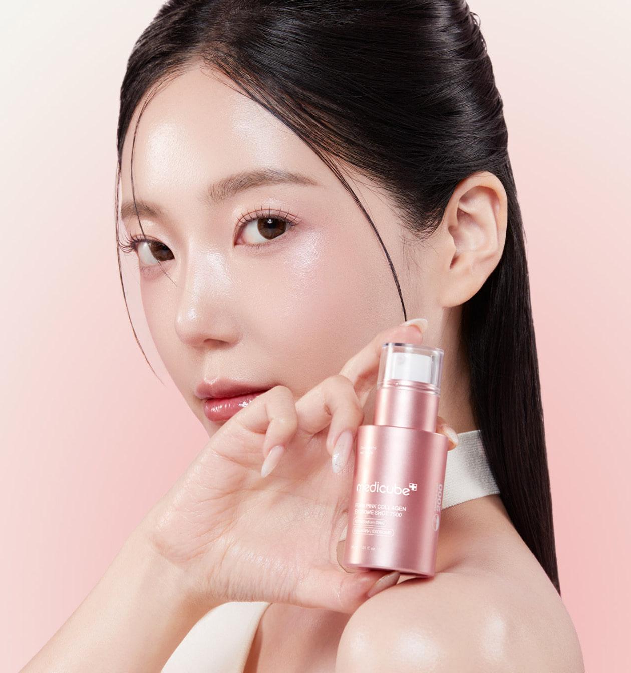 Medicube - PDRN Pink Collagen Exosome Shot Ampoule 7500