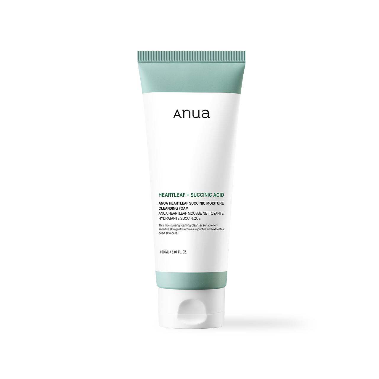 Anua – Heartleaf Succinic Acid Moisture Cleansing Foam