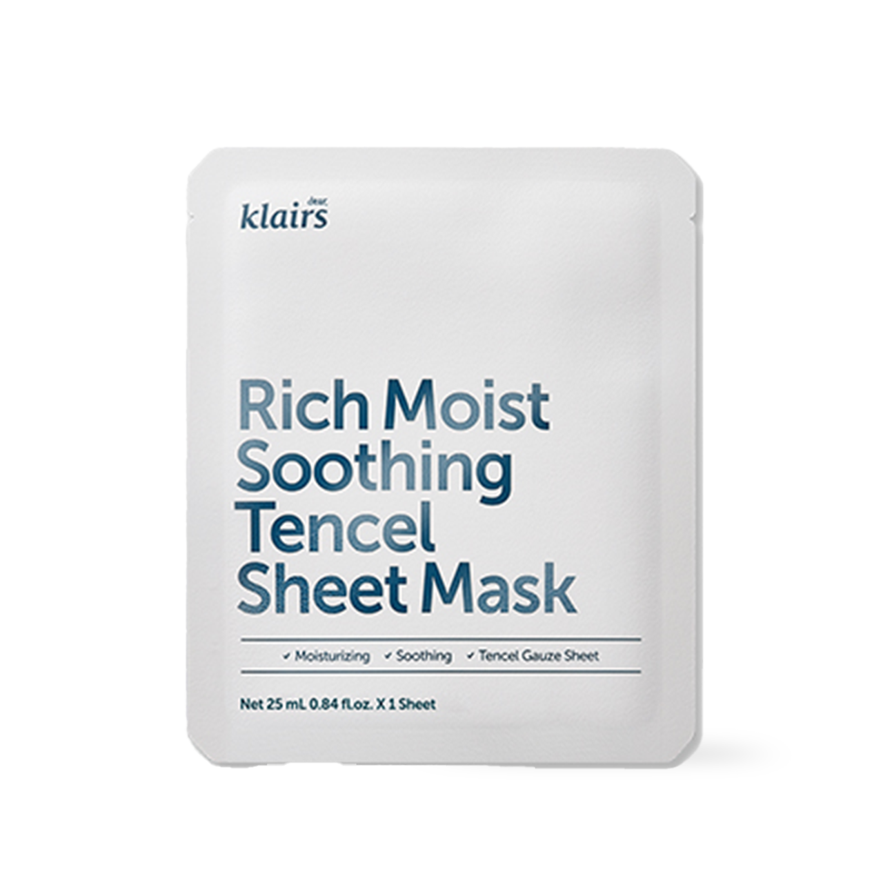 Dear Klairs - Rich Moist Soothing Tencel Sheet Mask 25ml x 10ea