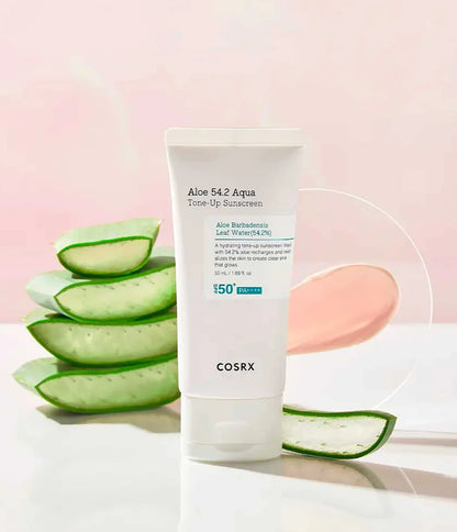 Cosrx - Aloe 54.2 Aqua Tone-up Sunscreen SPF 50+ PA++++