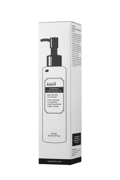 Dear Klairs - Gentle Black Fresh Cleansing Oil