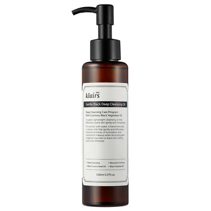 Dear Klairs - Gentle Black Deep Cleansing Oil