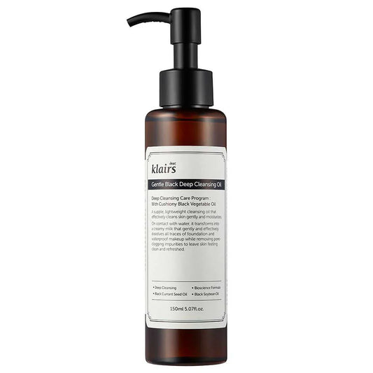 Dear Klairs - Gentle Black Deep Cleansing Oil