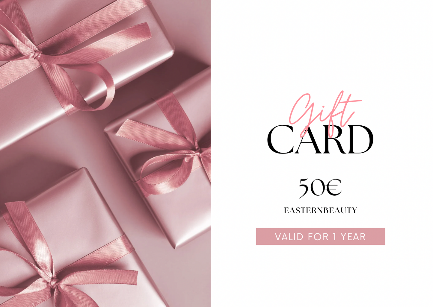 Cartes-cadeaux EASTERNBEAUTY