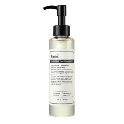 Dear Klairs - Gentle Black Fresh Cleansing Oil