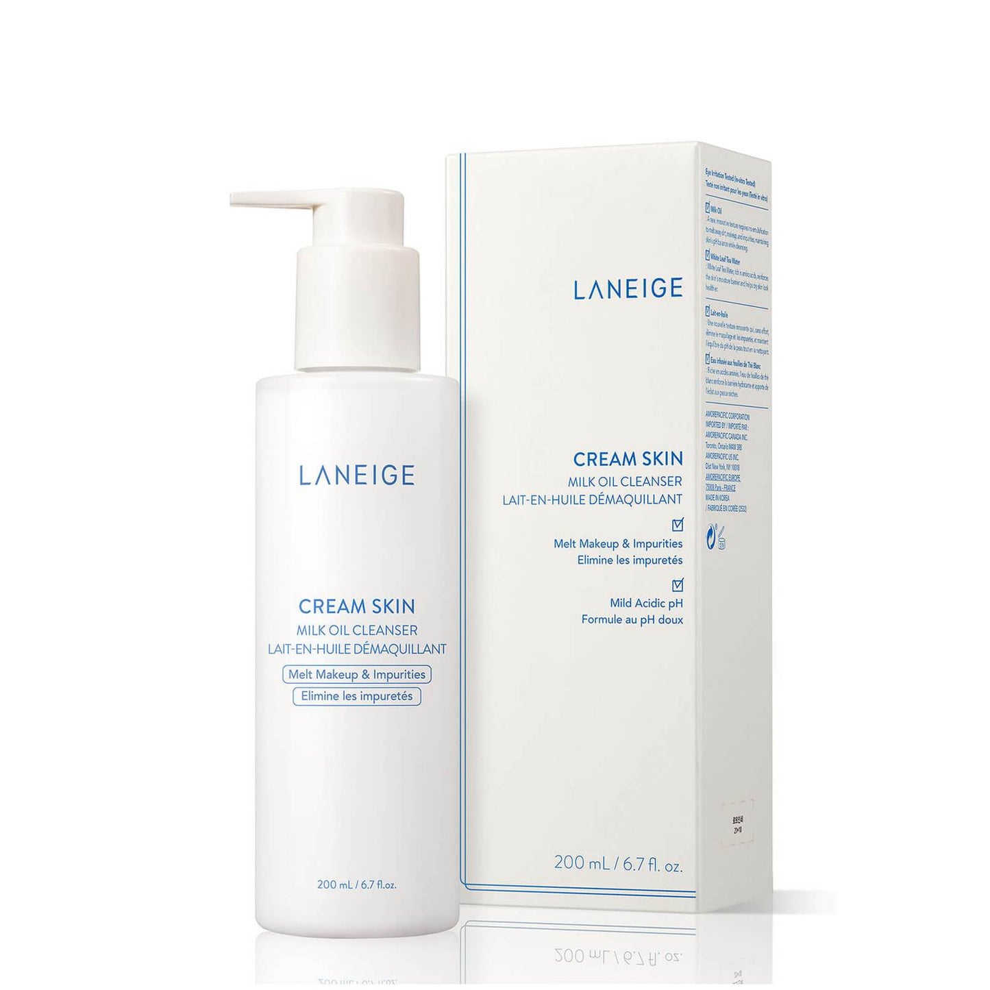 LANEIGE - Skin Cream Milk Oil Cleanser - 200ml